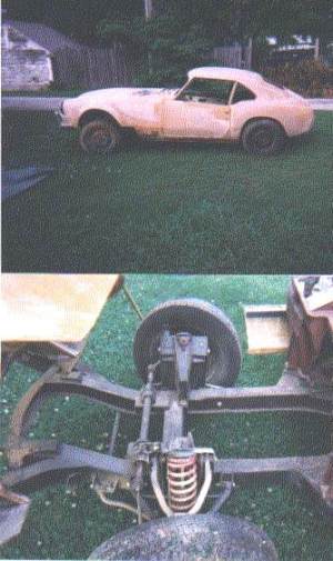 composite photo of modified Triumph GT6