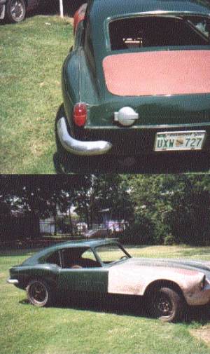 Roger Young's Triumph GT6, with Chevy V6
