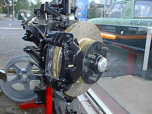 ventilated front brake rotors for MGB