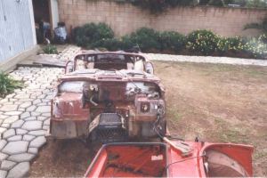 widened TR6 body
