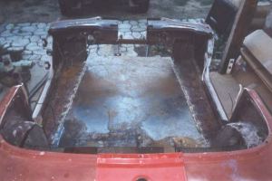 TR6 floor pans