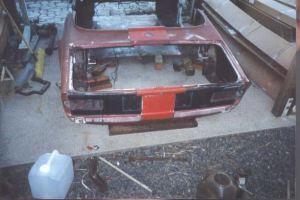 TR6 boot lid