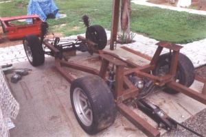 rusty Triumph frame